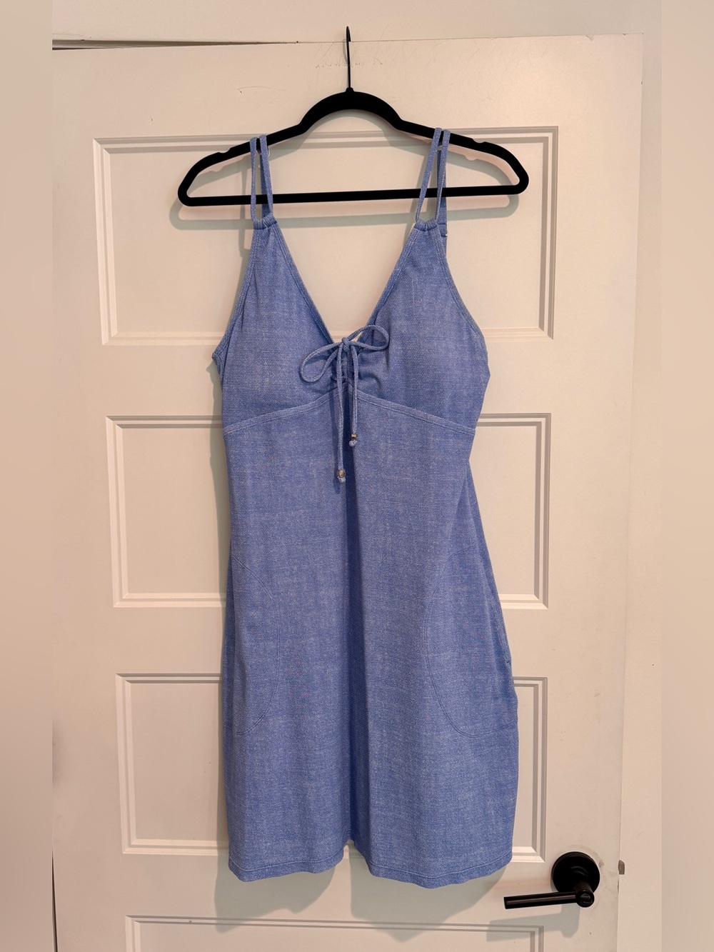 Tommy Bahama Dress Knee Length Blue Women Size Large EUC